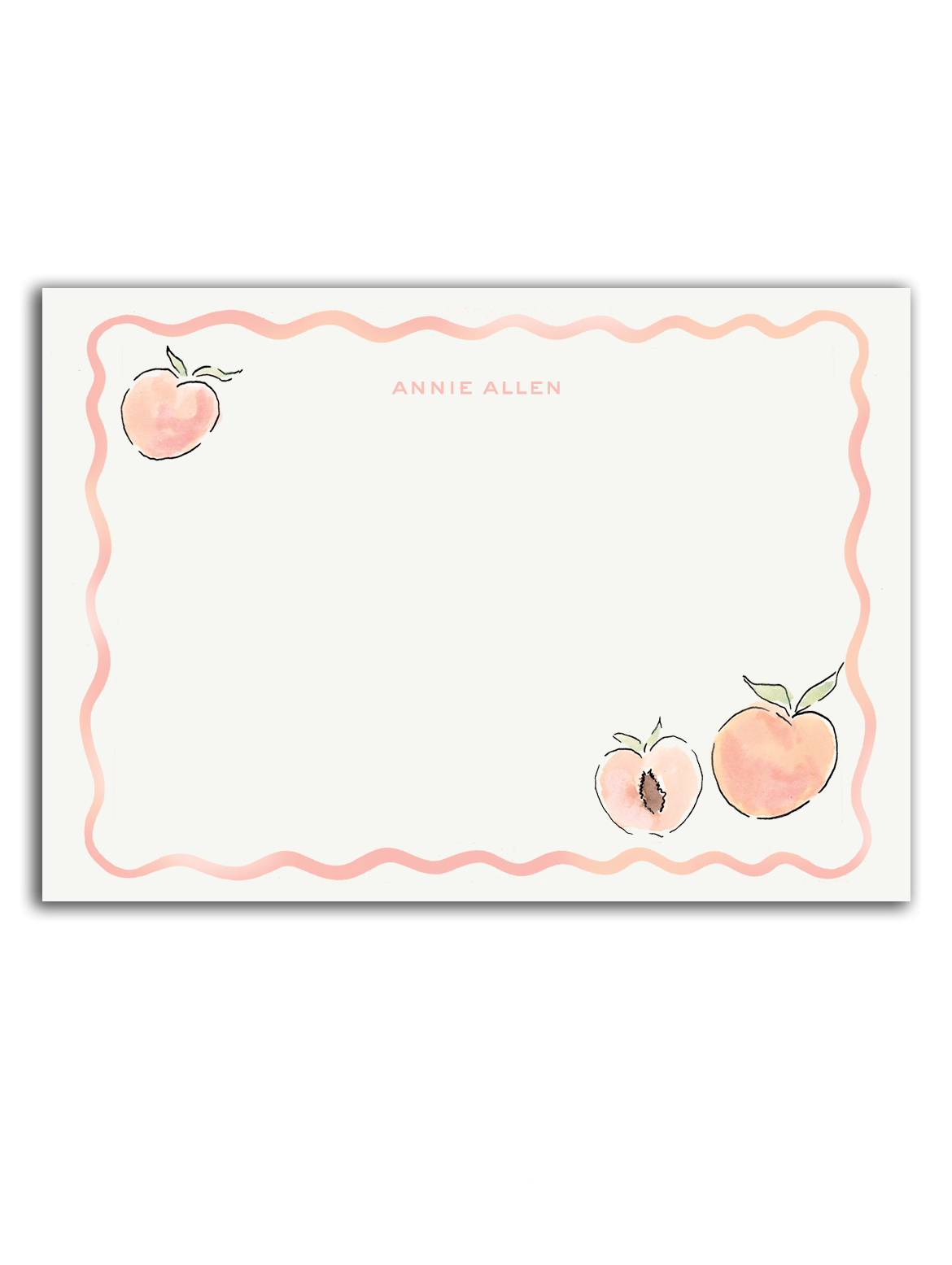 Peachy Stationery Set