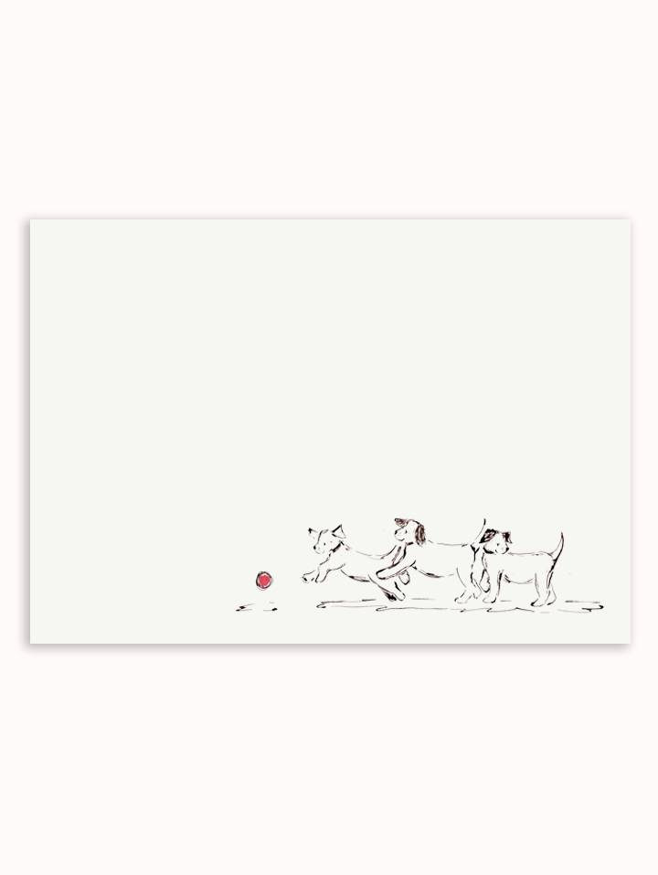 Playful Puppies Stationery Set