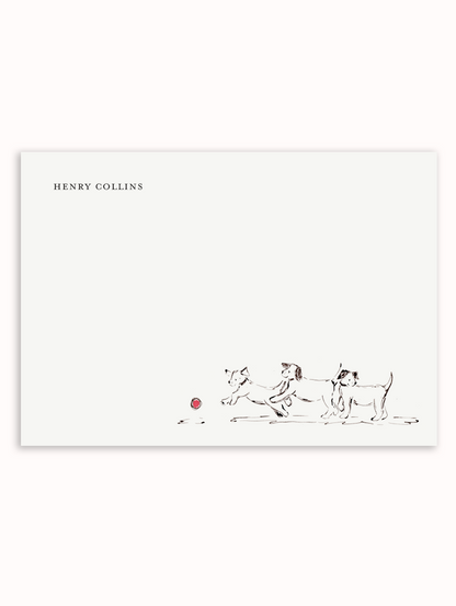 Playful Puppies Stationery Set