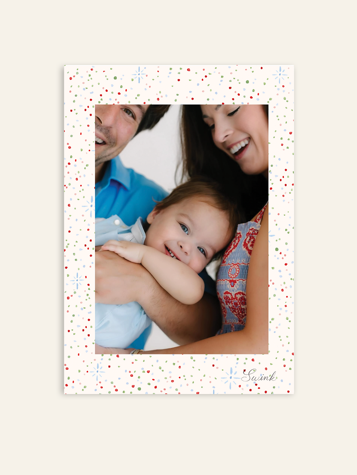 Christmas Eve Scene Holiday Card