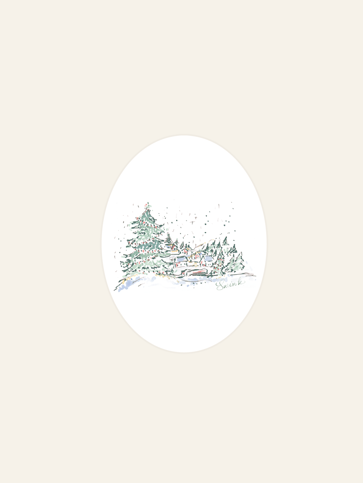 Woodland Village Gift Tags