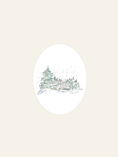 Woodland Village Gift Tags