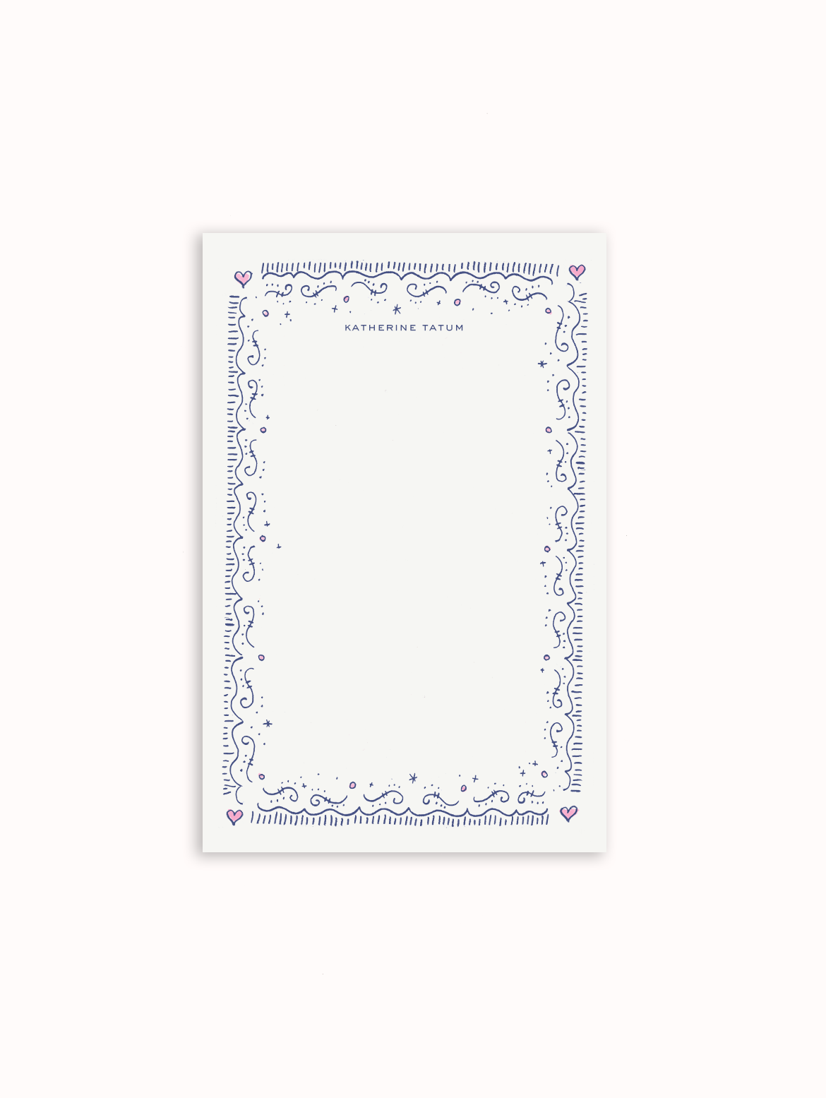 Vintage Valentine Notepad