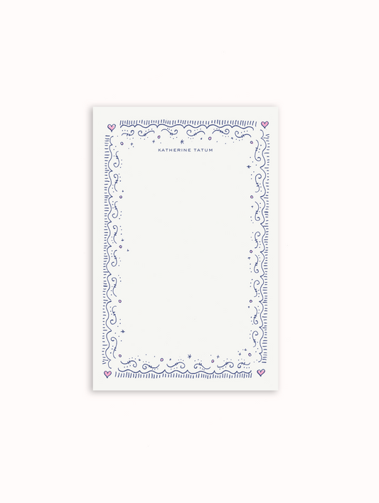 Vintage Valentine Notepad