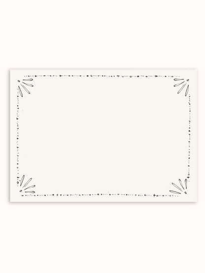 Vintage Deco Border Stationery Set