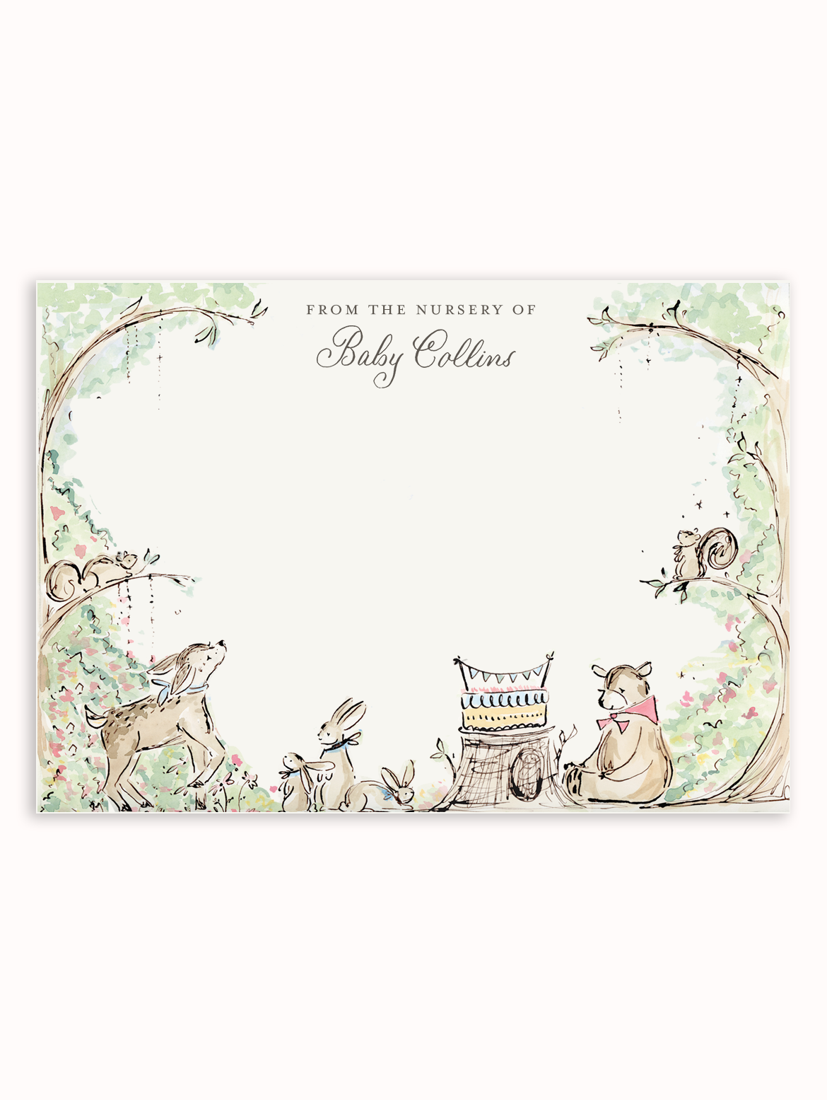 Woodland Friends Stationery Set