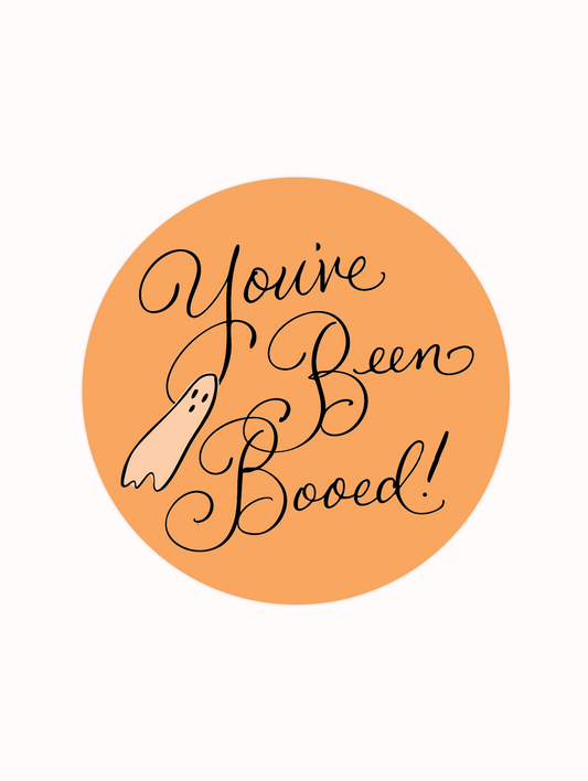 You've Been Booed Sticker
